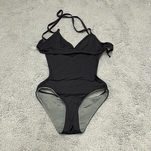 Honey Girl Hawaii Bikini Womens Small Black One Piece Swimsuit